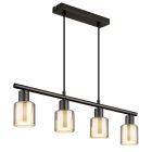 Suspension noire en métal, Vishnu