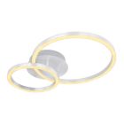 Lampe plafond blanche en métal, Palica, 18W, 3000K LED