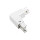 Pièce d'angle blanche, terre à gauche