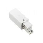 Boîte de jonction blanche, terre droite