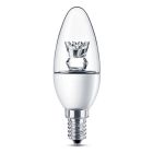 Ampoule bougie LED Verre Rona, 4,9w 2700K