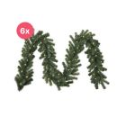 6x guirlande 270 cm, épaisseur 30 cm, 50 LED, connectable