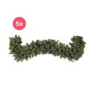 5x guirlande 540 cm, épaisseur 40 cm, 70 LED, connectable