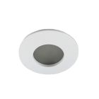 Spot encastré salle de bain blanc en aluminium, Pierre, IP44