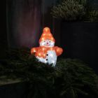 Bonhomme de neige avec chapeau rouge, 22,5 cm