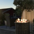 Ours polaires LED avec noeud, motifs de Noël 3D - Lot de 5, pour intérieur et extérieur