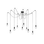Suspension moderne noire, Fix