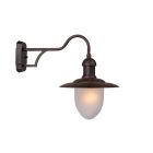 Luminaire extérieur rustique couleur rouille, Aruba, IP44