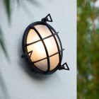 Luminaire extérieur rétro noire, Dudley, IP65