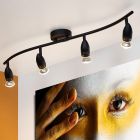 Spot plafond moderne noir, Caro