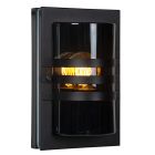 Luminaire extérieur moderne noir, Privas, IP44