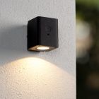 Applique solaire extérieur moderne noire, Ramin, 1W, 2850K LED, IP54