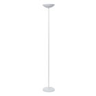 Lampadaire liseuse moderne blanc, Zenith, 20W, 3000K LED, avec variateur tactile