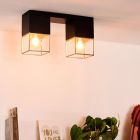 Lampe plafond moderne dorée, Rixt