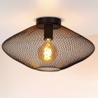 Lampe plafond moderne noire, Mesh