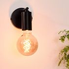 Applique murale moderne noire, Leanne