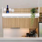 Suspension rustique blanche, Miravelle