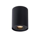 Spot plafond moderne noir, Tube