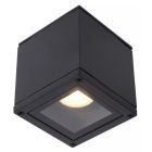 Spot plafond moderne noir, Aven, IP65