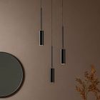 Suspension moderne noire, Tubule