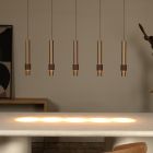 Suspension moderne marronne, Margary, 4,2W, 2700K LED