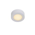 Lampe plafond moderne blanche, Brice, 8W, 3000K LED, IP44