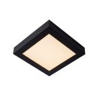 Lampe plafond moderne noire, Brice, 22W, 3000K LED, IP44