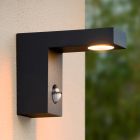 Applique extérieur avec détecteur de mouvement moderne anthracite, Texas, 6W, 3000K LED, IP54