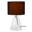 Lampe de table moderne noire, Campana, avec interrupteur