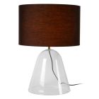 Lampe de table moderne noire, Campana, avec interrupteur