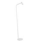 Lampadaire rechargeable moderne blanche, Stirling, 3W, 2700K LED, avec variateur tactile