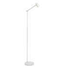 Lampadaire rechargeable moderne blanche, Tipik, 3W, 2700K LED, avec variateur tactile