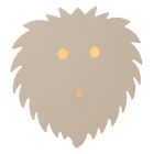 Applique murale pour enfants moderne beige, Charlie, 5W, dim to warm LED, avec variateur tactile