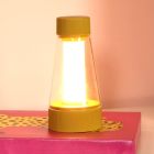 Lampe de table d'extérieur rechargeable moderne jaune, Lorali, 1,2W, 2700K LED, IP44, avec variateur tactile