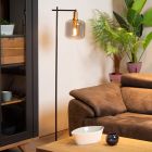 Lampadaire moderne gris, Joanet, avec interrupteur