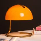 Lampe de table rétro orange, Cato, avec interrupteur
