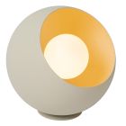 Lampe de table moderne beige, Doredos, avec interrupteur