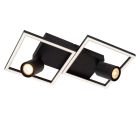 Lampe plafond moderne noire, Arianne