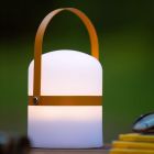 Lampe de table extérieur moderne marronne, Little Joe, 3W, 2700K LED, IP44, avec interrupteur