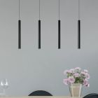 Suspension moderne noire, Lorenz, 4W, 3000K LED
