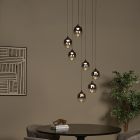 Suspension moderne grise, Tamino, 7W, 3000K LED