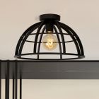 Lampe plafond moderne noire, Dikra