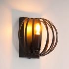 Applique murale moderne noire, Manuela