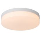 Plafonnier salle de bain en plastique blanc, Biskit, 24W, 2700K LED, IP44
