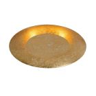 Lampe plafond moderne dorée, Foskal, 12W, 2700K LED