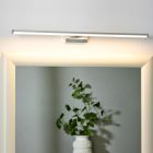 Éclairage miroir moderne chromé, Onno, 12W, 3000K LED, IP44