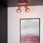 Spot plafond pour enfants moderne rose, Paulien