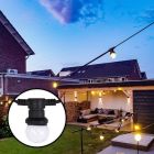 25m guirlande guinguette avec 50 ampoules transparantes