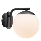 Applique murale design noire, Grant, avec interrupteur