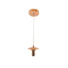 Suspension sans abat-jour bronze en métal, Minne